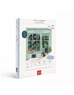 Petit Crayon Façades - Flora - coffret coloriage au numéro - La petite épicerie