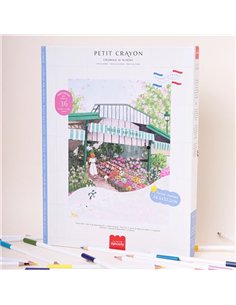 Petit Crayon Façades - La Saison Des Fleurs - coffret coloriage au numéro - La petite épicerie 2