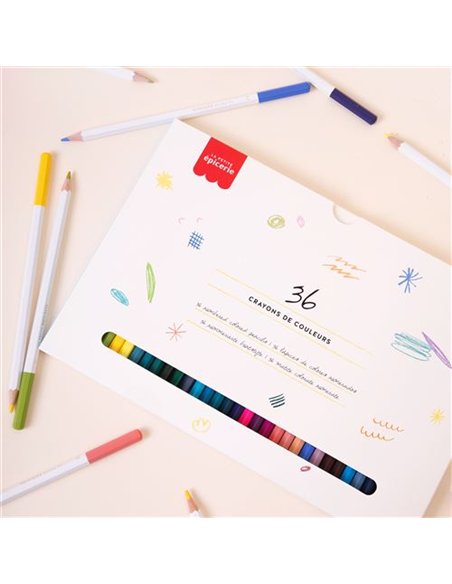 Petit Crayon Façades - Morning Spot - coffret coloriage au numéro - La petite épicerie