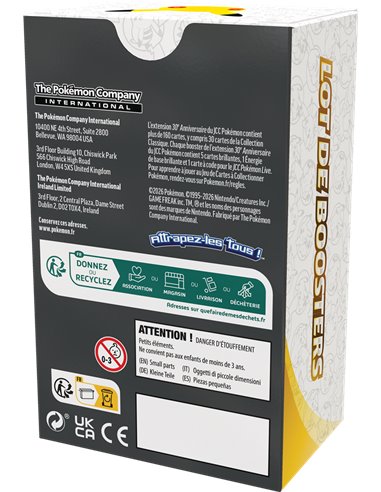 Pokémon 30 ANS : Bundle - 6 boosters