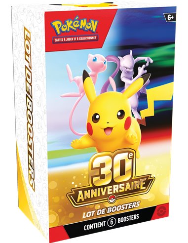 Pokémon 30 ANS : Bundle - 6 boosters