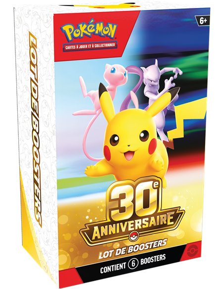 Pokémon 30 ANS : Bundle - 6 boosters