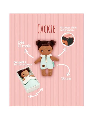 Petite poupée en tissu Jackie - 18 cm - Lilliputiens