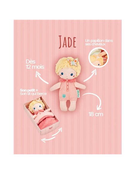 Petite poupée en tissu Jade - 18 cm - Lilliputiens