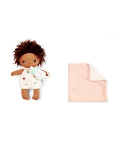 Poupée en tissu Misha et son couffin - 21 cm - Lilliputiens 2