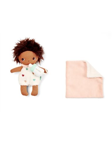 Poupée en tissu Misha et son couffin - 21 cm - Lilliputiens