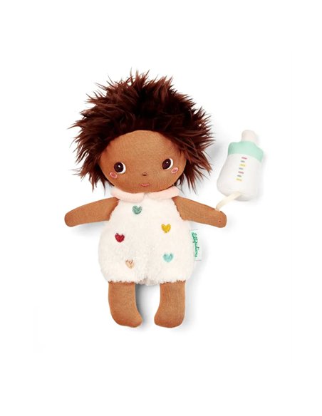 Poupée en tissu Misha et son couffin - 21 cm - Lilliputiens