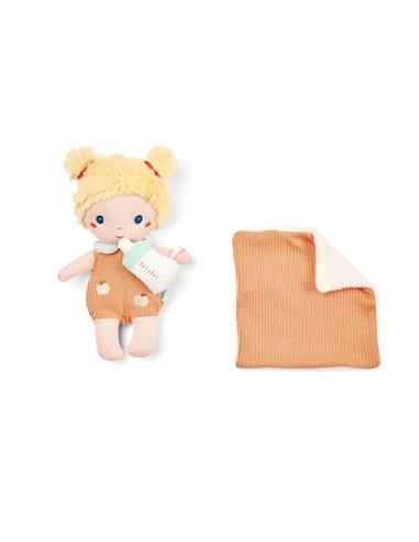 Poupée en tissu Méla et son couffin - 21 cm - Lilliputiens