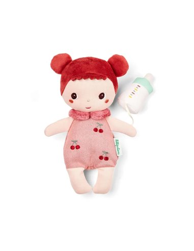 Poupée en tissu Mio et son couffin - 21 cm - Lilliputiens