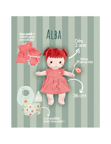 Poupon en tissu Alba - 36 cm - Lilliputiens