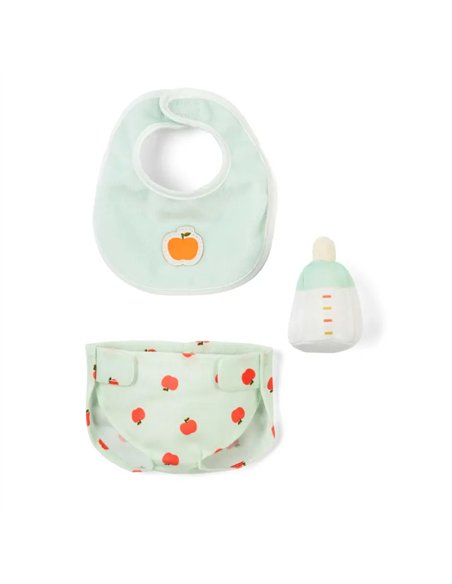 Set 3 accessoires bleus pour poupons 30 ou 36 cm - Lilliputiens