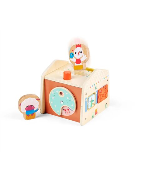 Jouet d'éveil moteur - Maisonnette Cache-cache - lilliputiens