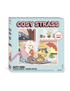 Peinture Diamant Cosy Strass - Happy Home - Janod