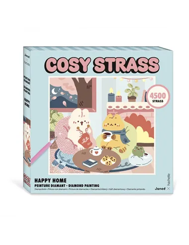 Peinture Diamant Cosy Strass - Happy Home - Janod