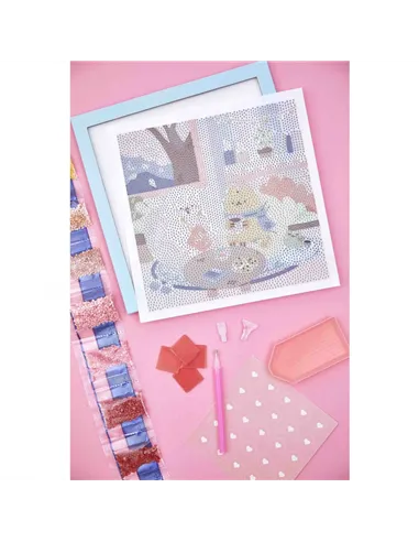 Peinture Diamant Cosy Strass - Happy Home - Janod