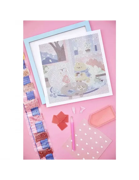 Peinture Diamant Cosy Strass - Happy Home - Janod