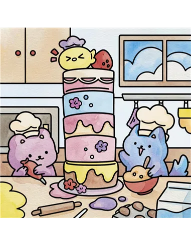 Peinture Cosy Painting - Sweet Moments with Friends - Janod
