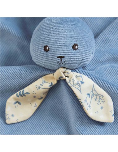 Doudou lapin Bleu horizon - Lapinoo 30 cm - Kaloo