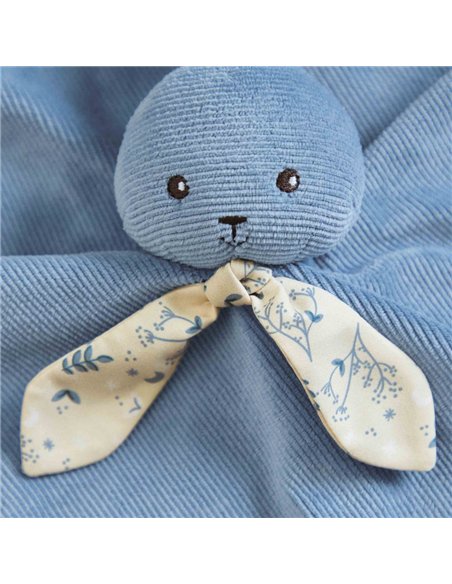 Doudou lapin Bleu horizon - Lapinoo 30 cm - Kaloo