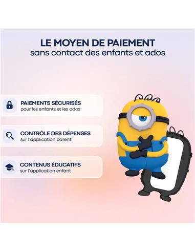 Money walkie - porte monnaie sans contact les minions