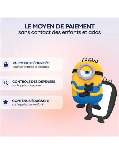 Money walkie - porte monnaie sans contact les minions