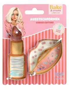 TOPModel Emporte-pièces rouge à lèvres BAKE AND CREATE 2