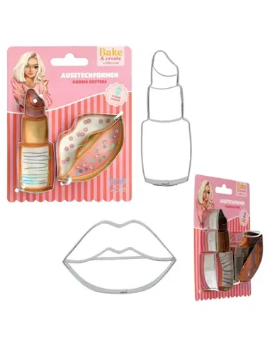 TOPModel Emporte-pièces rouge à lèvres BAKE AND CREATE