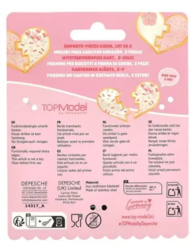 TOPModel Emporte-pièce coeur BAKE AND CREATE