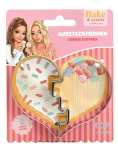 TOPModel Emporte-pièce coeur BAKE AND CREATE 2