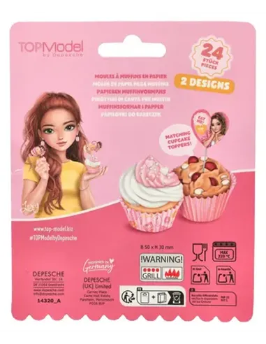 TOPModel Moules à muffins en papier BAKE AND CREATE
