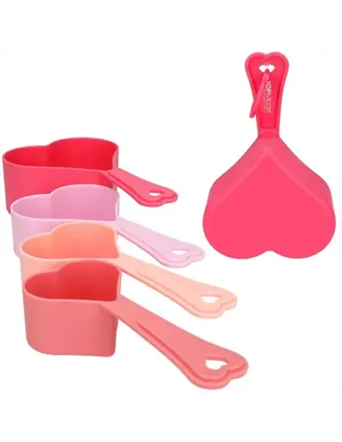 TOPModel Set verres doseurs coeurs BAKE AND CREATE