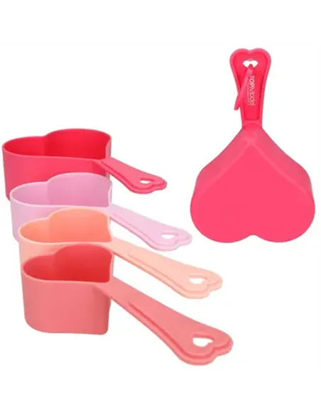 TOPModel Set verres doseurs coeurs BAKE AND CREATE