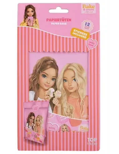 TOPModel Sachets avec autocollants BAKE AND CREATE