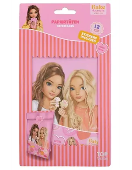 TOPModel Sachets avec autocollants BAKE AND CREATE
