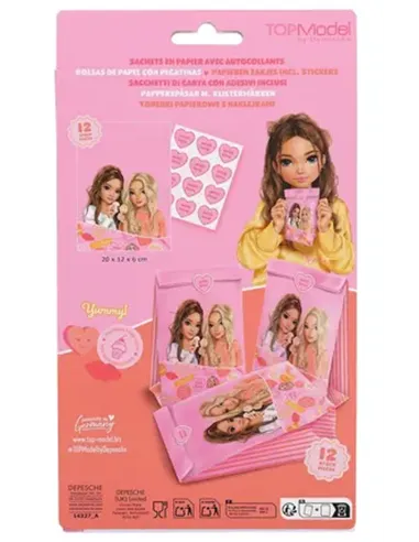 TOPModel Sachets avec autocollants BAKE AND CREATE