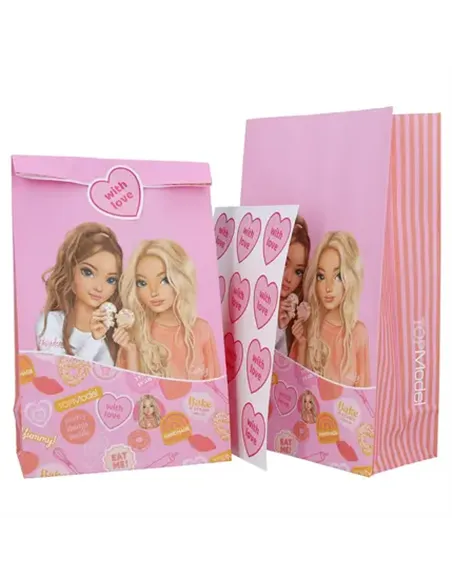 TOPModel Sachets avec autocollants BAKE AND CREATE