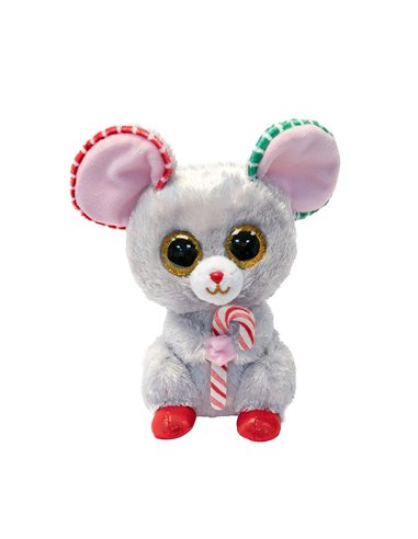 BEANIE BABIE SMALL - GOUDA SOURIS noël - TY