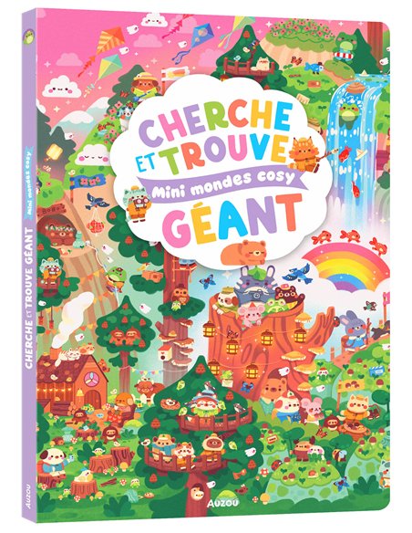 CHERCHE ET TROUVE GÉANT - MINI MONDES COSY - Auzou