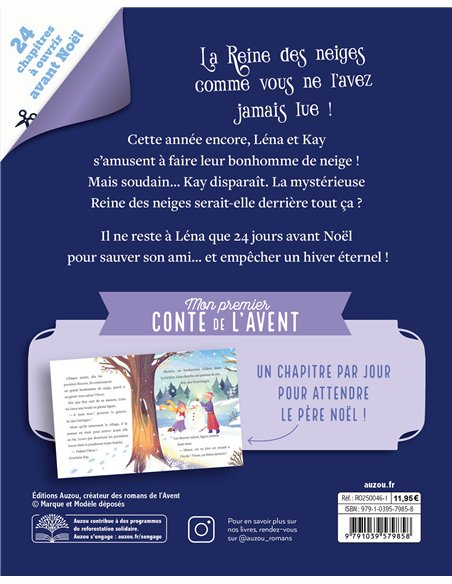 MON PREMIER CONTE DE L’AVENT - LA REINE DES NEIGES - Auzou