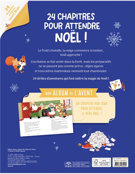 MON ALBUM DE L'AVENT - LES AVENTURES SECRÈTES DE NOËL - Auzou