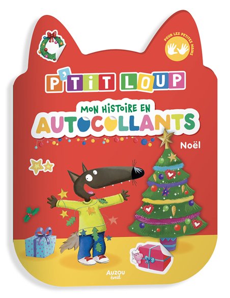 P'TIT LOUP - MON HISTOIRE EN AUTOCOLLANTS - NOËL