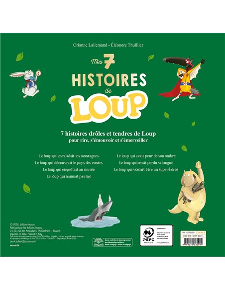 RECUEIL - MES 7 HISTOIRES DE LOUP - Auzou