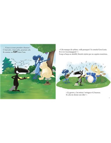 LE LOUP QUI VOULAIT FAIRE DE LA MUSIQUE - VERSION COLLECTOR - Auzou