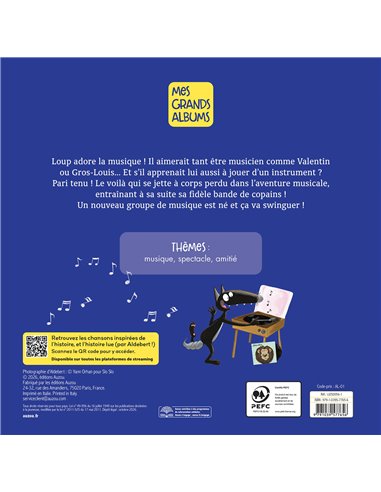 LE LOUP QUI VOULAIT FAIRE DE LA MUSIQUE - Auzou