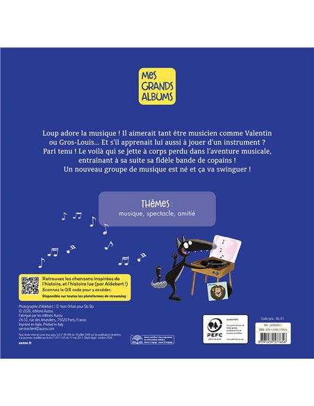 LE LOUP QUI VOULAIT FAIRE DE LA MUSIQUE - Auzou