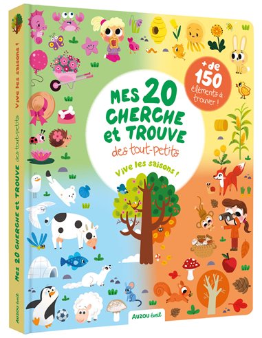 MES 20 CHERCHE ET TROUVE DES TOUT-PETITS - VIVE LES SAISONS !