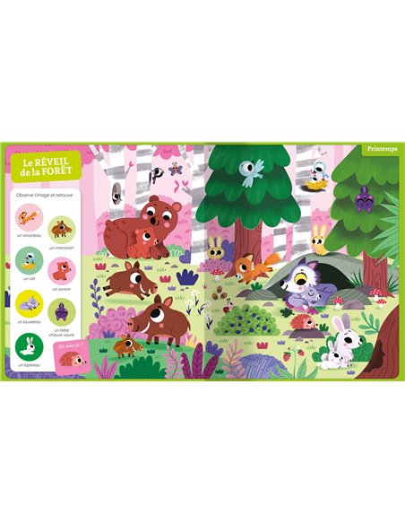 MES 20 CHERCHE ET TROUVE DES TOUT-PETITS - VIVE LES SAISONS !