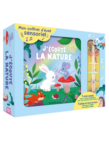MON COFFRET D'ÉVEIL SENSORIEL - J'ÉCOUTE LA NATURE - Auzou