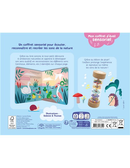 MON COFFRET D'ÉVEIL SENSORIEL - J'ÉCOUTE LA NATURE - Auzou
