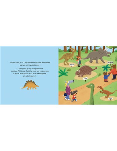 P'TIT LOUP ADORE LES DINOSAURES